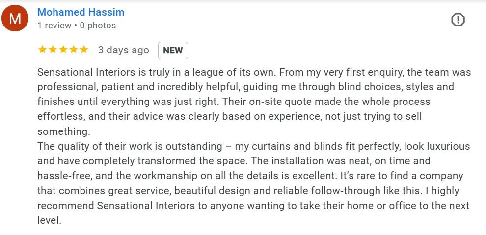 Modern Kitchen Blinds in Boksburg