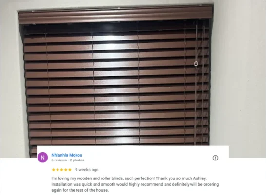 wooden blinds East Rand